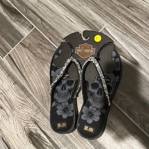 Brand new Harley Davidson Flip Flops